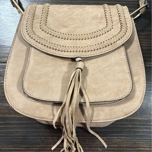 Franco Sarta Brown Saddle Bag Crossbody Purse